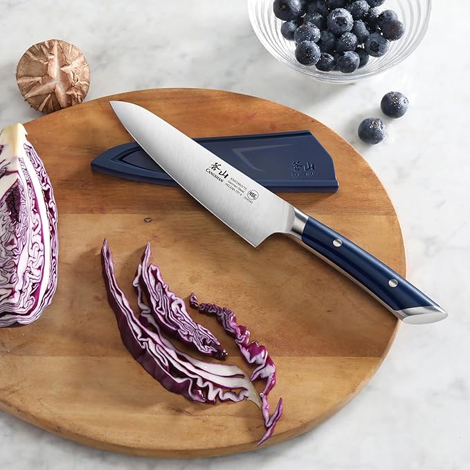 Cangshan HELENA Series 5.5-Inch Prep Utility Knife, Forged German Steel (Navy Blue)
