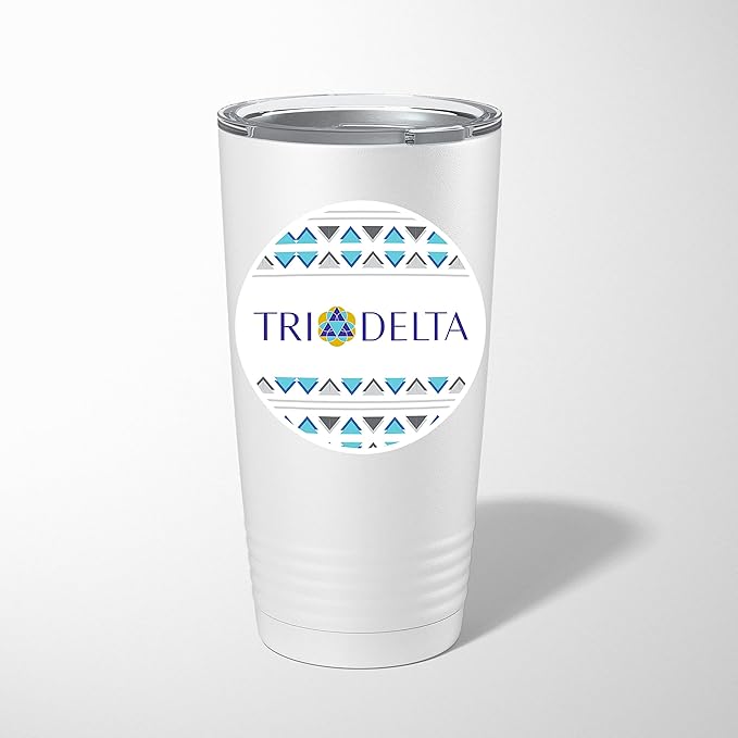 Sorority Stainless Steel Tumbler - 20oz - Ringed Base (#5)