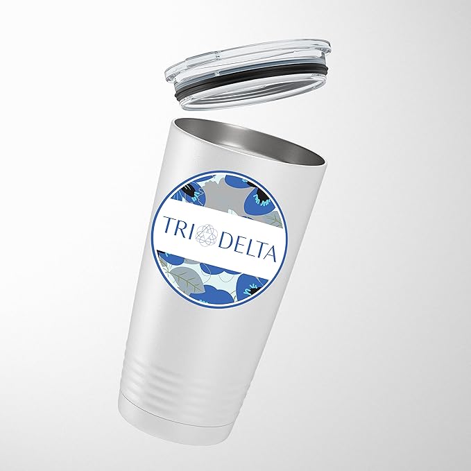 Sorority Stainless Steel Tumbler - 20oz - Ringed Base (#2)