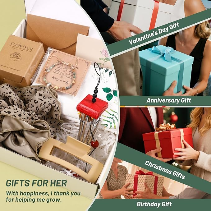 Birthday gifts for women and teenage girls，Birthday gift box for close friends, sisters, mothers, and daughters，A good choice for holiday gifts.