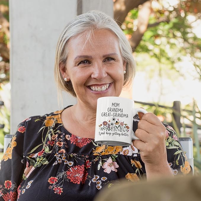 Christmas Gifts For Great Grandma, Promoted To Great Grandmax Mug, Great Grandmothers Pregnancy Announcement, Mothers Day Present For Great Grandmas, Great Grandmother Gifts