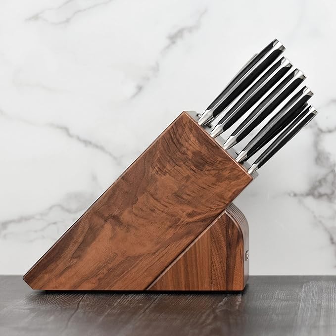 Wusthof Classic Ikon 10 Piece Knife Set with Walnut Block