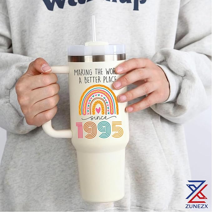 1995 Birthday Gifts For 30 Years Old Woman, 1995 Birthday Tumbler 40oz, Bday Gift For 30 Year Old Woman, Turning 30 Gifts, 30th Birthday Gifts