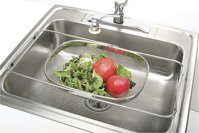 Norpro Stainless Steel Over-Sink Strainer