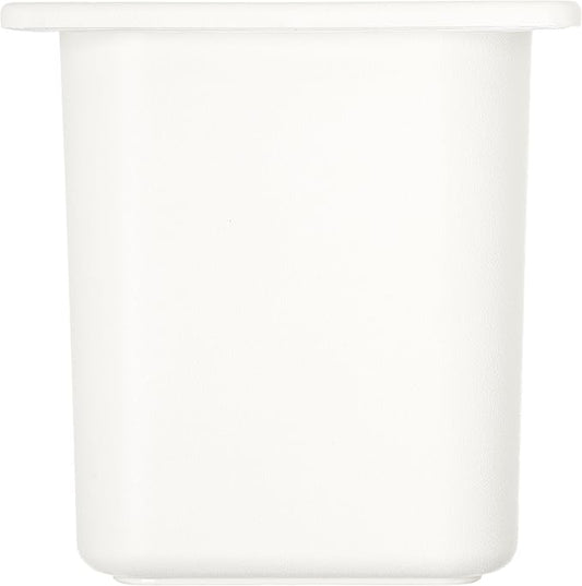 Carlisle FoodService Products CM110502 Coldmaster ABS High-Capacity Sixth-Size Food Pan, 1.70 qt. Capacity, 6-7/8 x 6-1/4 x 6-3/8", White
