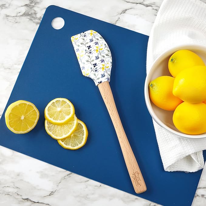 Tovolo Wild Flowers Spatulart Spatula, Kitchen Utensil for Food and Meal Prep, Baking, Mixing, Turning, and More