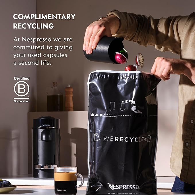 Nespresso Vertuo Pop+ Coffee and Espresso Maker by Breville with Milk Frother, Aqua Mint