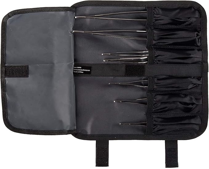 Mercer Culinary 8 Piece Precision Plus Plating Tongs Set