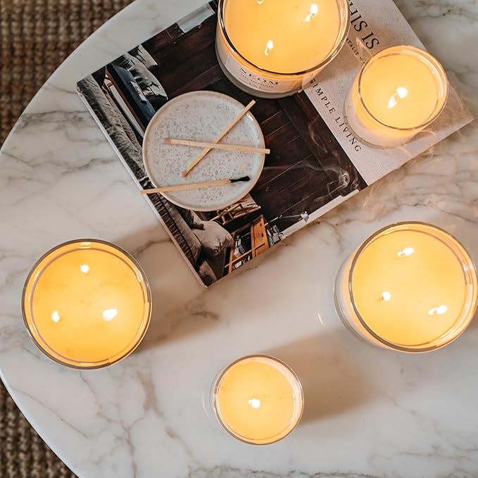 NEOM- Feel Refreshed Scented Candle, 1 Wick | Lemon & Basil | Essential Oil Aromatherapy Candle | Scent to Boost Your Energy