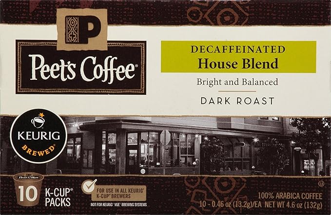 Peet’s House Blend Decaf 120 Single Cups