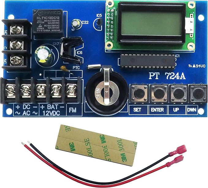 PT724A Digital Timer 365 Day 24 Hr Annual Event Timer Board Compatible with Altronix PT724A