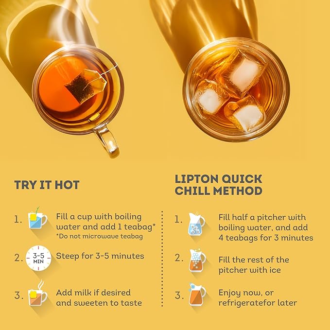 Lipton Yellow Label International Blend | Loose Tea | Premium Quality | Compatible for Milk Chai | Bold & Rich Flavor | Bulk Tea | 900 Grams (Pack of 4)