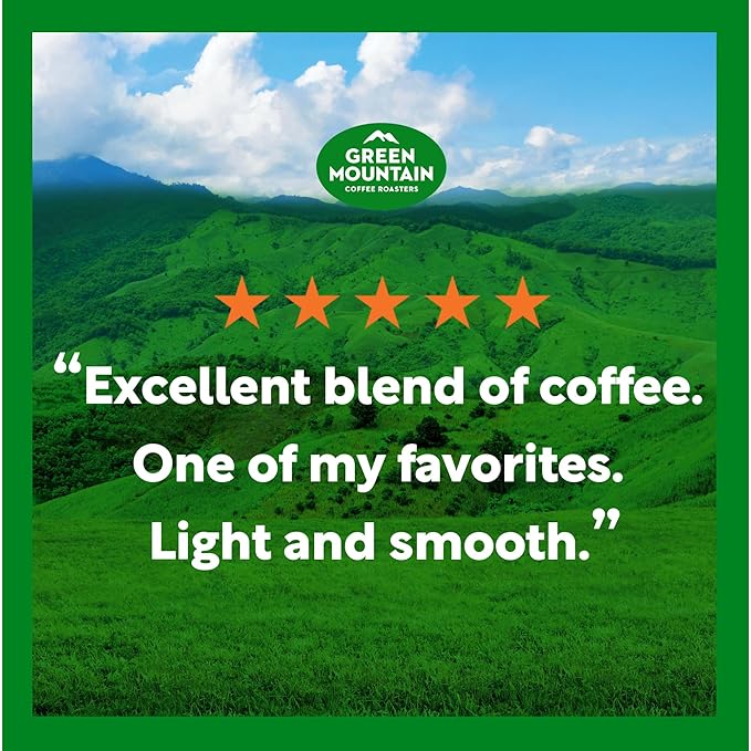 Green Mountain Coffee Roasters Breakfast Blend Single-Serve Keurig K-Cup Pods, Light Roast Coffee, 96 Count