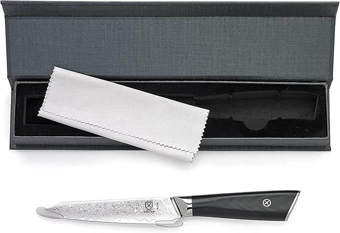 Mercer Culinary M13790 Premium Grade Super Steel, 5-Inch Utility Knife, G10 Handle
