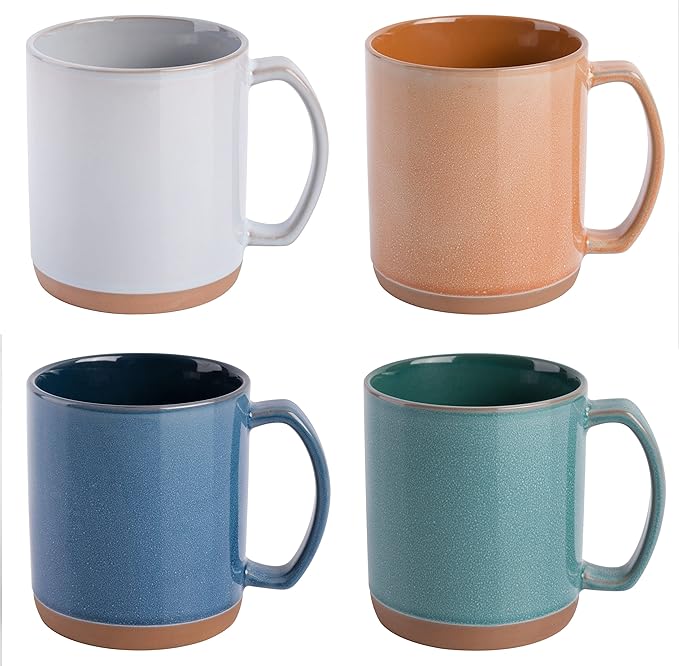 Mr. Coffee Dorsey 4-Piece Colors may vary 18.5 OZ Mug Set