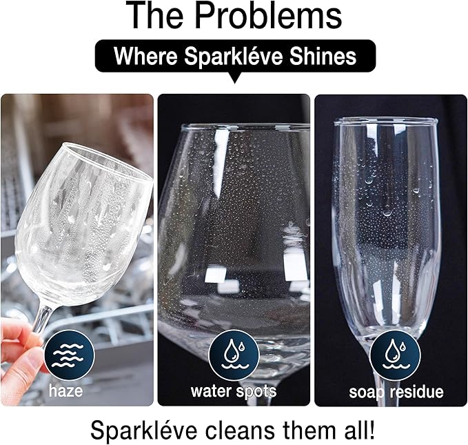 Home Glassware Polisher, World's First Affordable Spinning Glass Polisher, 600 RPM Dries, Polishes, All Glasses, Wine, Bar, Drinking, Wet/Dry, For Sparkling Glassware, Black, Classic Matte