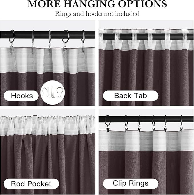 NICETOWN Dusty Rose Pink Blackout 108" Length Velvet Curtains for Sliding Door, Pleat Tape with Back Tab Extra Long Sound Proof Cat Proof Floor to Ceiling Drapes for Bedroom, 2 Panels, W52 Each Panel