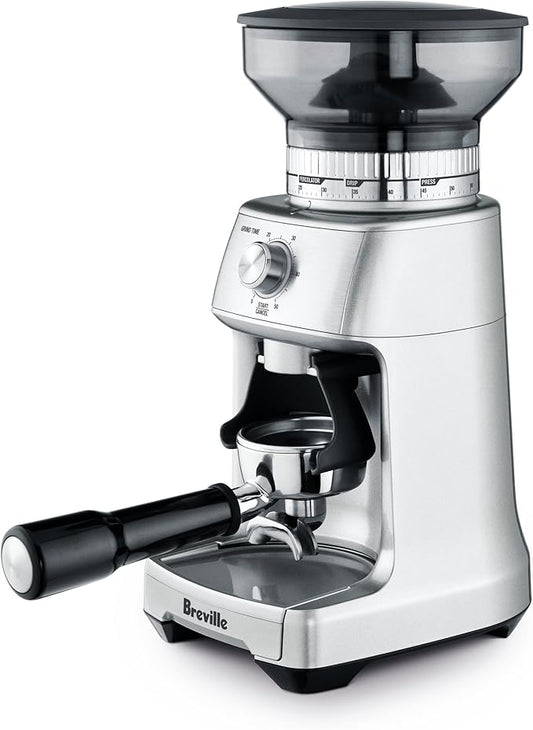 Breville Dose Control Pro Coffee Bean Grinder, BCG600SIL, Silver