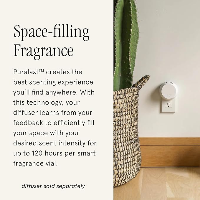Pura & Brooklyn Candle Studio Home Scent Refill - Smart Air Diffuser - Up to 120-Hours of Luxury Fragrance per Refill - Home Essential - Clean & Safe Diffuser Fragrance - 2 Pack, Palo Santo