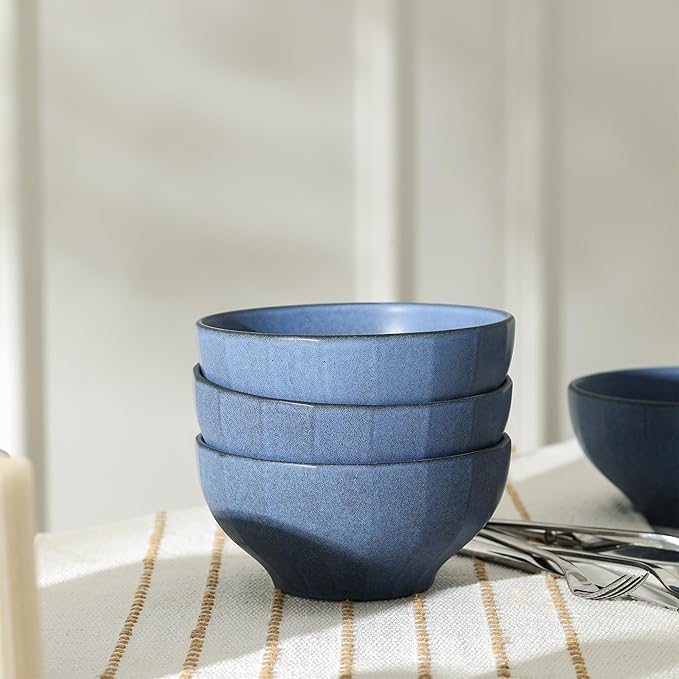 Stone Lain Rio 12-Piece Dinnerware Set Stoneware, Blue