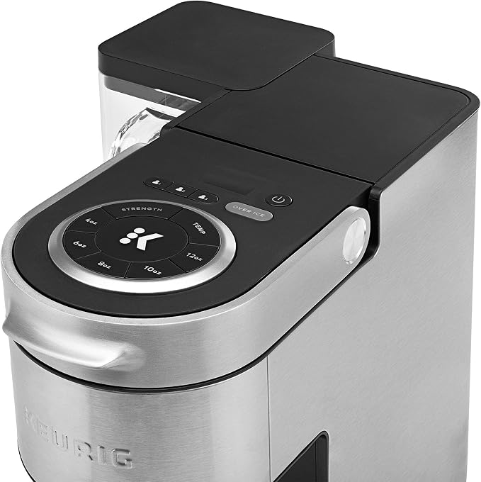 Keurig® K-Supreme Plus Single Serve K-Cup Pod Coffee Maker, MultiStream Technology, Black/Stainless Steel (Renewed)