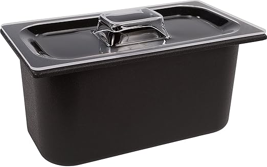Carlisle FoodService Products CM112707 Coldmaster Acrylic Third Size Lid, 12.72" Length x 6.90" Width x 1/8" Height, Clear (Case of 2)
