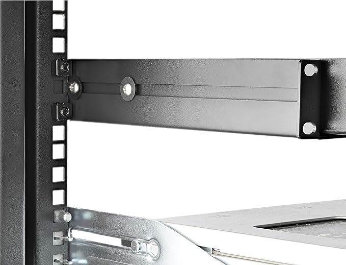 StarTech.com 1U 19 inch Server Rack Rails - 24-36 inch Adjustable Depth - Universal 4 Post Rack Mount Rails - Network Equipment/Server/UPS Mounting Rail Kit HPE ProLiant Dell PowerEdge (UNIRAILS1UB)