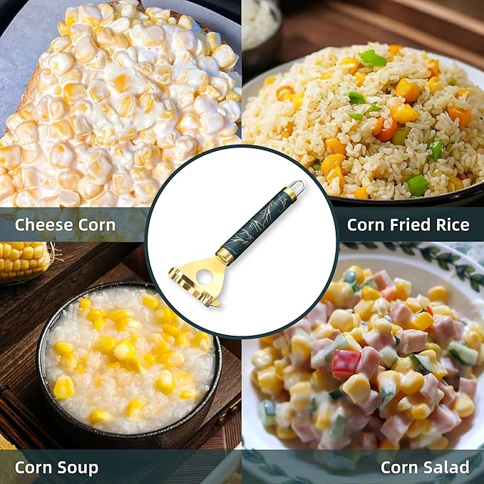 2pc Corn Prep Peeler,Corn stripper for corn on the cob remover tool,Corn Stripper Cob Stripper Tool,Corn planer Cob Cutter kernels,Kitchen Remover Tool Cutter Kernels Effortless Fast Time-Saving