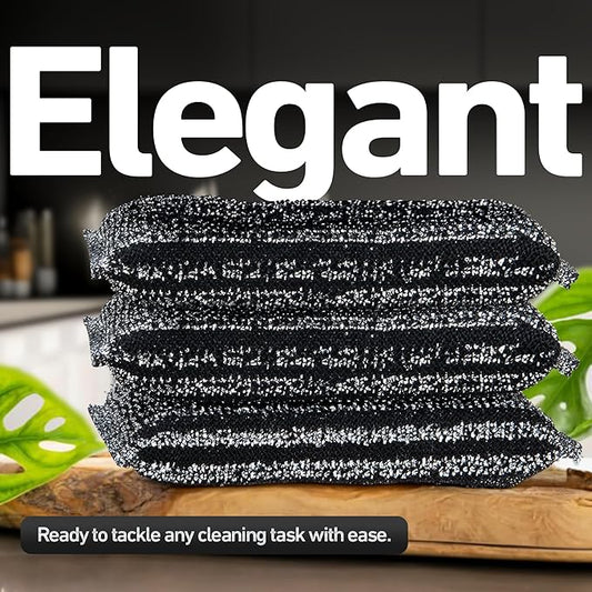 Casanero 6-Pack Kitchen Scrubbing Sponges, Durable Non Scratch Heavy Duty Multi-Surface Cleaning Sponges for Kitchen, Bathroom, Dishes, Non-Stick Cookware, Countertops, and Household Cleaning