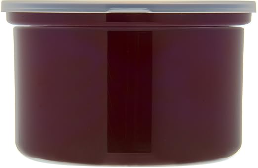 Carlisle FoodService Products Classic Round Storage Container Crock with Lid for Kitchen, Restaurants, Home, Plastic, 1.5 Quarts, Brown