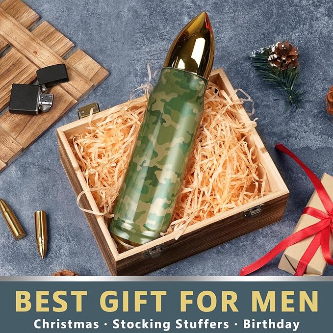 White Elephant Gifts for Adults Funny - 17 oz Camo Tumbler Cup - Stocking Stuffers for Adults Mens Gift Ideas - Gifts for Dad Who Have Everything - Dad Gift Christmas - Mens Stocking Stuffers 2025