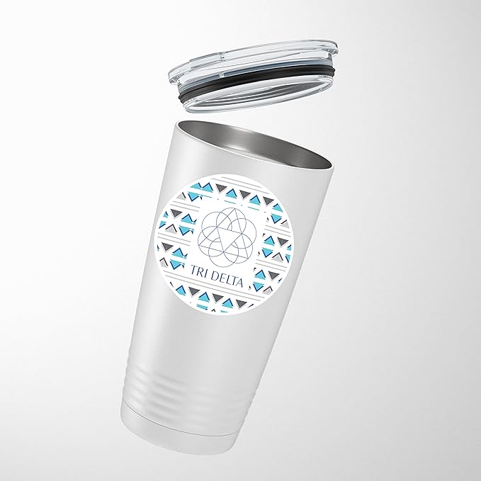 Sorority Stainless Steel Tumbler - 20oz - Ringed Base (#6)