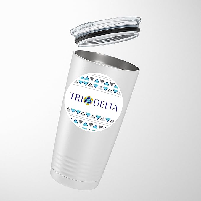 Sorority Stainless Steel Tumbler - 20oz - Ringed Base (#5)