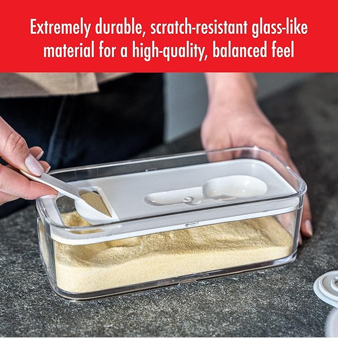 ZWILLING Fresh & Save Cube Box Set, 12-pc, Plastic, Airtight Dry Food Storage Container, Small & Medium Cube Set