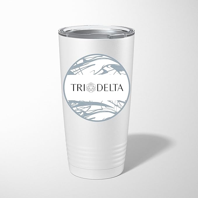 Sorority Stainless Steel Tumbler - 20oz - Ringed Base (#4)