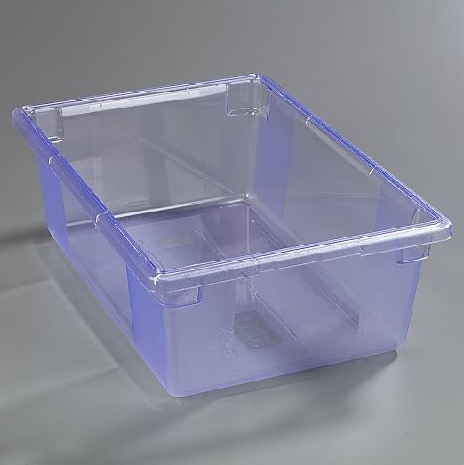 Carlisle FoodService Products 10622C14 StorPlus Color-Coded Food Box Storage Container Only, 12.5 Gallon, 26" x 18" x 9", Blue (Pack of 4)