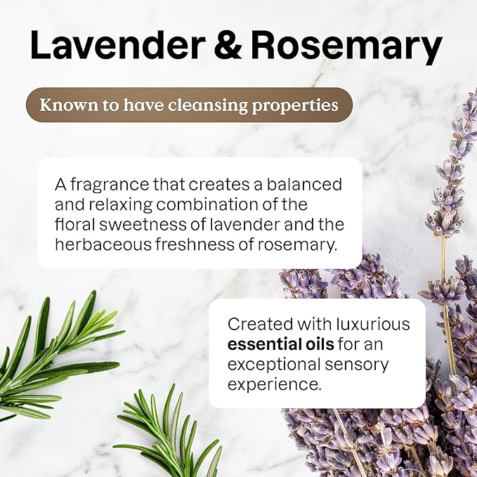 ATTITUDE Dish Soap, EWG Verified, Plant and Mineral-Based Ingredients, Vegan and Cruelty-free Household Products, Lavender and Rosemary, 67.6 Fl Oz