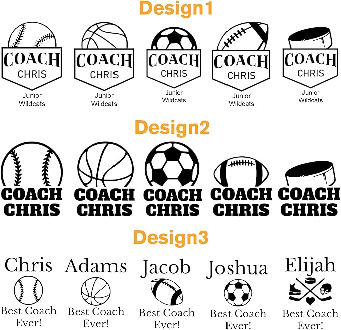 Personalized Coach Gifts for Men, 16oz Custom Engraved Coffee Mug, Soccer Football Softball Volleyball Coach Gifts Wrestling Gymnastics Coach Gift