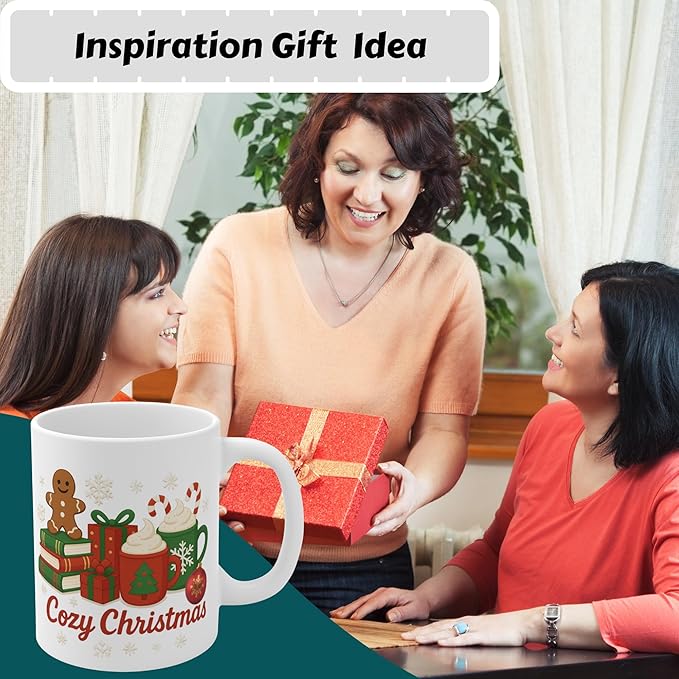 Christmas Party Mug Decor, Christmas Coffee Mug, Gift for Friends Coworker, Stocking Stuffers