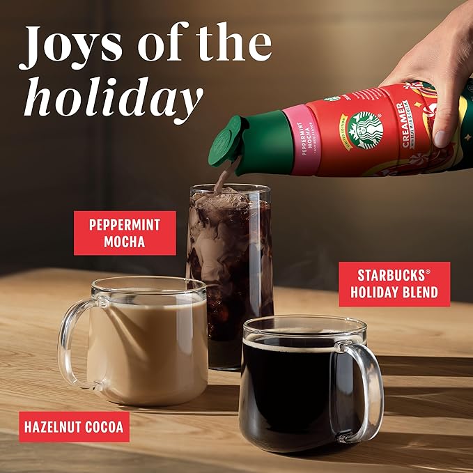 Starbucks K-Cup Coffee Pods, Hazelnut Cocoa Flavored Coffee for Keurig Brewers, 100% Arabica, Holiday, 1 Box (22 Pods)