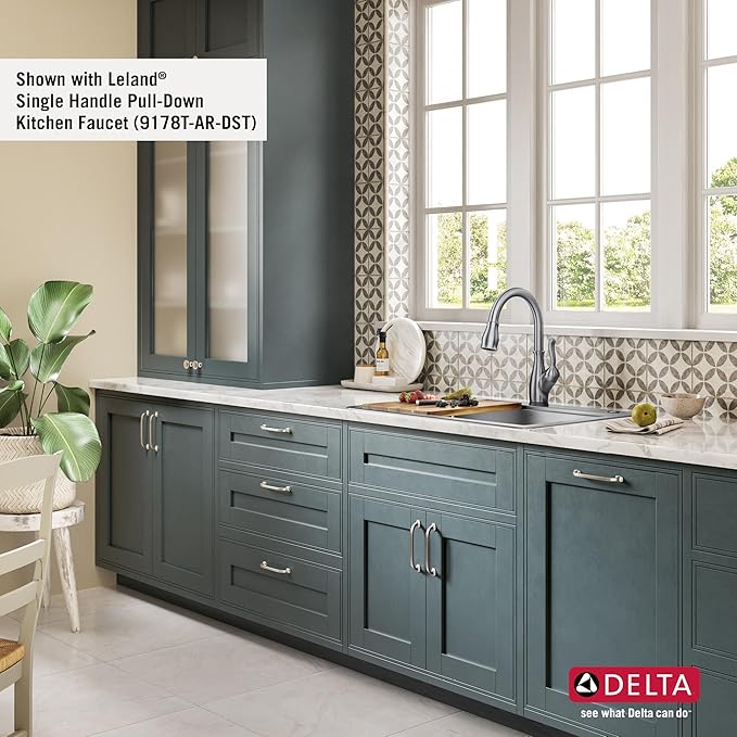DELTA FAUCET 95A932-30S-SS Lorelai Workstation Kitchen Sink Drop-in Top Mount Stainless Steel Single Bowl with WorkFlow Ledge and Chef’s Kit of 5 Accessories