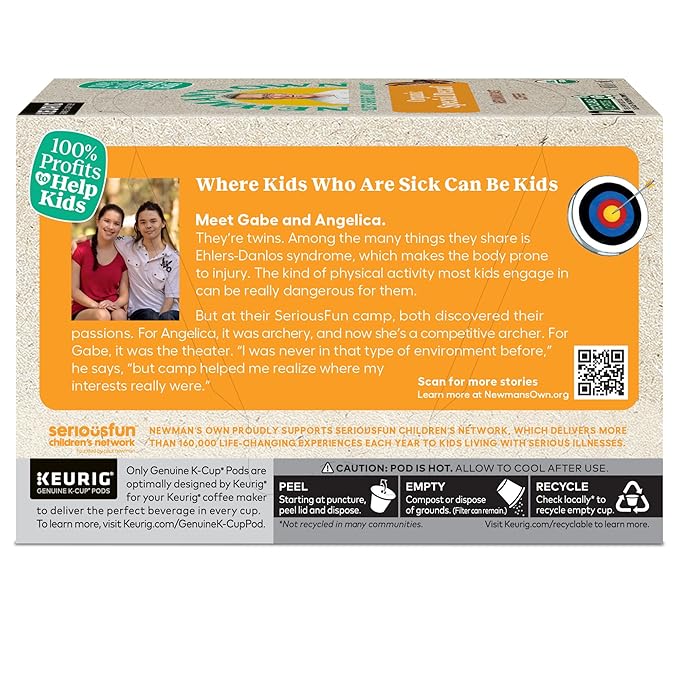 Newman's Own Organics Special Blend Decaf Keurig Single-Serve K-Cup Pods, Medium Roast Coffee, 72 Count