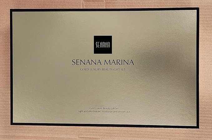 SENANA 24K Gold Skin Care Set Moisturizes Shrinks Pore Oil Control Face Cream Essence Set of 9