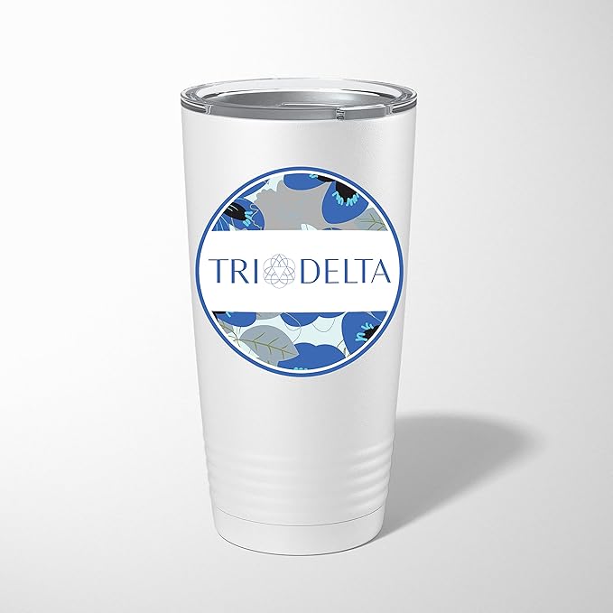 Sorority Stainless Steel Tumbler - 20oz - Ringed Base (#2)