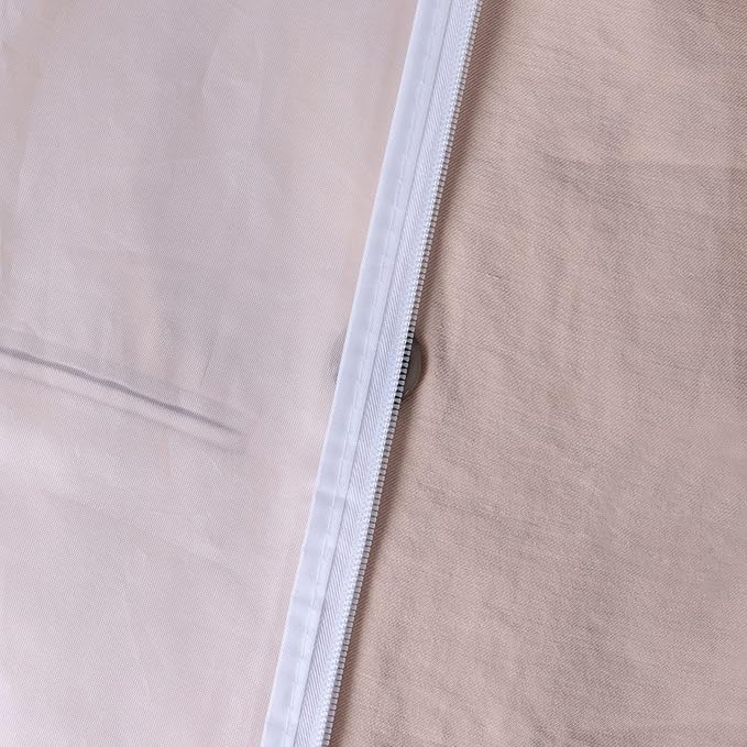 Zilink Garment Bag Dress Bags for Storage Set of 10 Long Dresses Suit Protector Cover 60-inch with Full-Length Zipper for Suit, Coat, Long Winter Coat, Long Dress Closet Storage