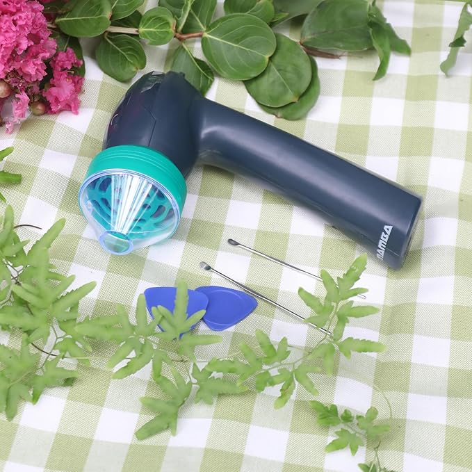 Mamba Lite 0.75g Green All-Plastic Head USB Electric Herb Grinder. Small Portable Herbal Machine & Spice Mill for the Kitchen