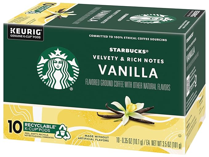 Starbucks Vanilla Coffee Keurig K-Cups, 160 Count