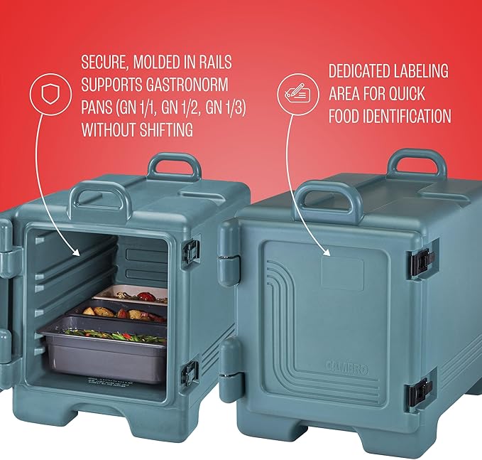 Cambro Insulated Food Pan Carrier - Hotbox for Catering & Transport - UPC300 Series (Slate Blue)