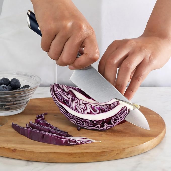 Cangshan HELENA Series 5.5-Inch Prep Utility Knife, Forged German Steel (Navy Blue)