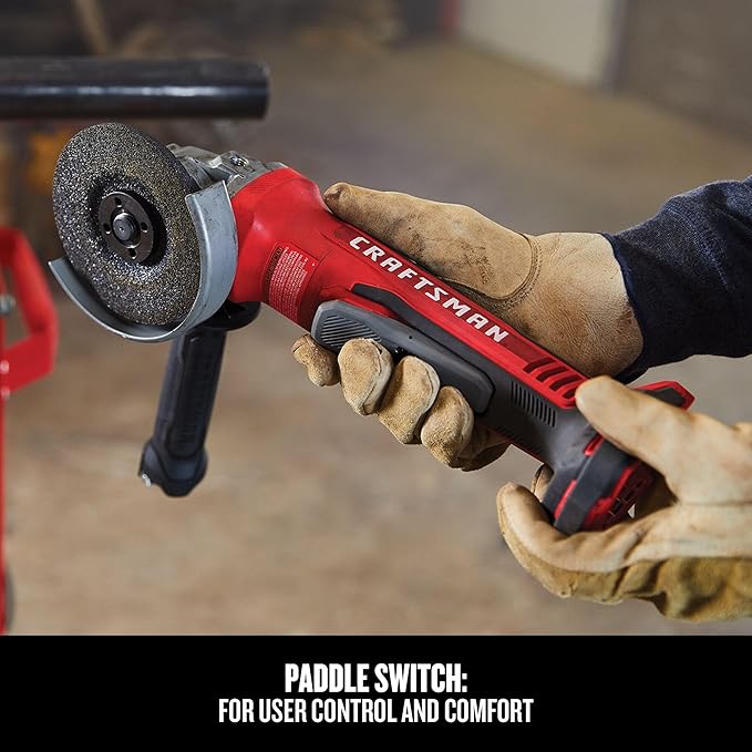 Craftsman V20 Angle Grinder, 4-1/2-Inch, Tool Only (CMCG450B)